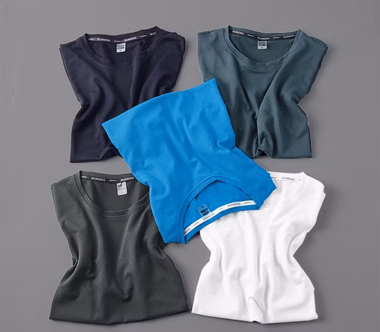 Kundenspezifisches Großhandels-Herren-T-Shirt aus 100 % Baumwolle, hochwertig, einfarbig, T-Shirt in Übergröße